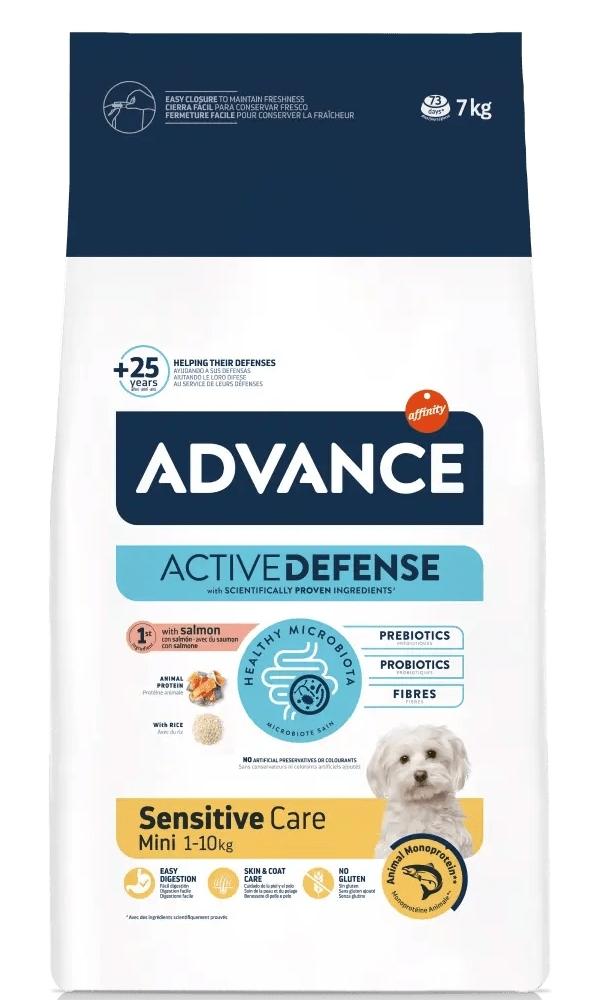 Advance Dog Mini Sensitive Salmon and Rice ЛОСОСЬ корм для собак міні і малих порід 7 кг (965808)